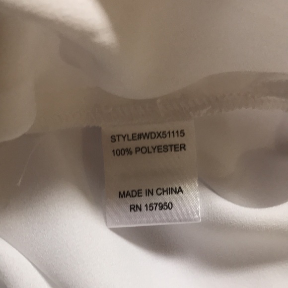 A’jumma sleeveless white semi sheer blouse size 3X - Picture 8 of 15